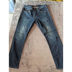 Revtown Sharp Slim Fit Jeans Mens 32x31 Dark Wash Indigo Denim Pants